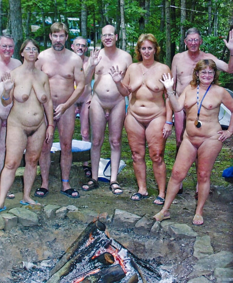 Mature outdoor group