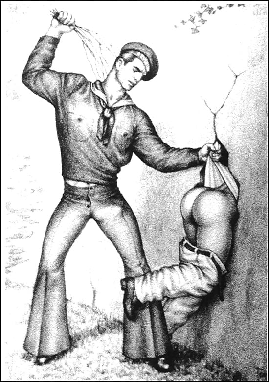 Spanking enema punishment image