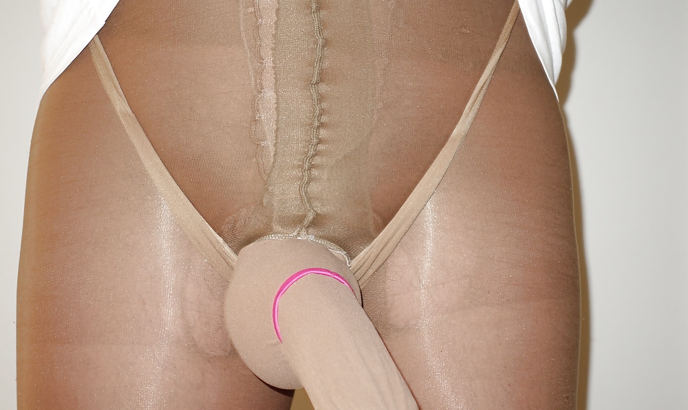 XXX tan pantyhose sheath