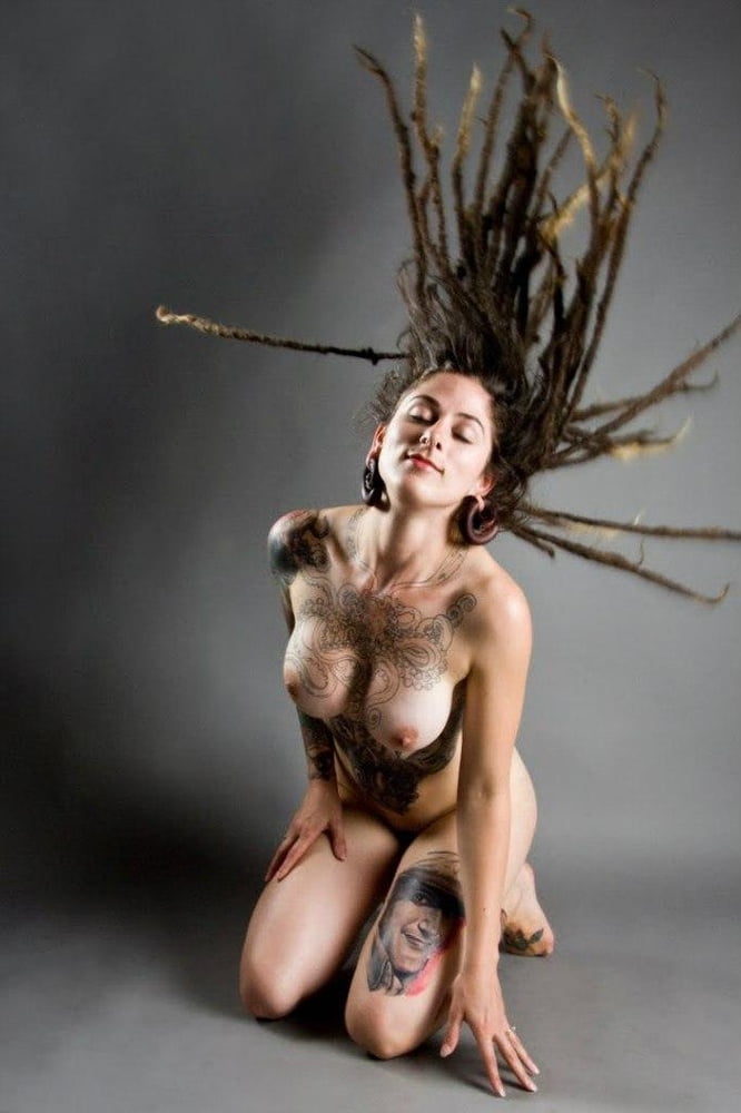 Naked girl with dread