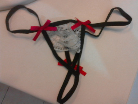 gf panties and thong string copine for tribute