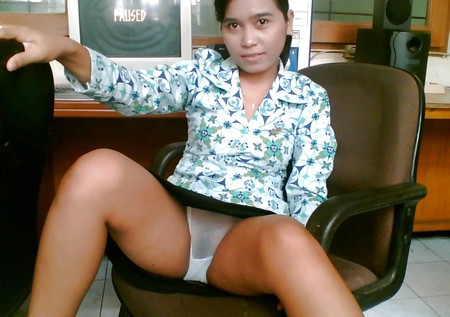 public servant from indonesia showing her panties
