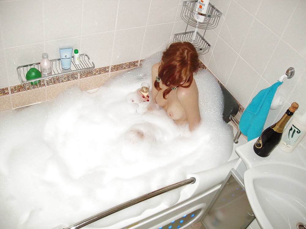 XXX Redhead Getting Clean then Dirty