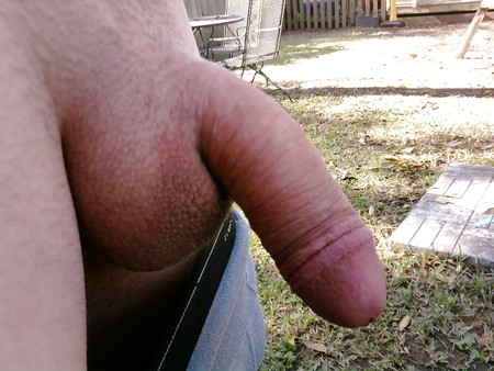 my penis in the cold yard soft