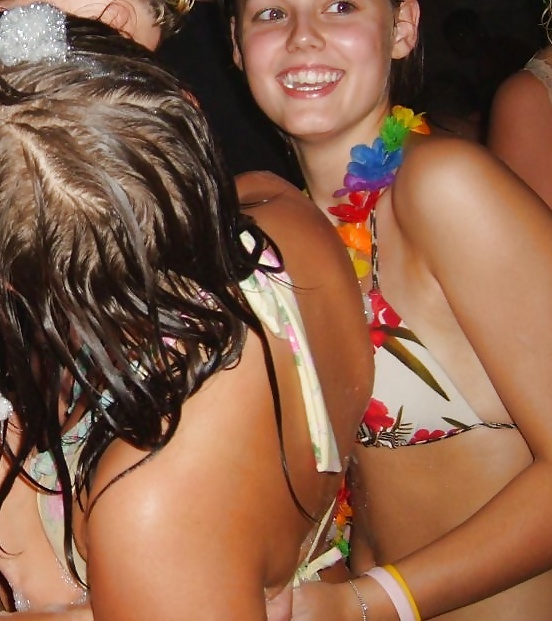 XXX Danish teens-153-154-wet clothes party cleavage upskirt bra