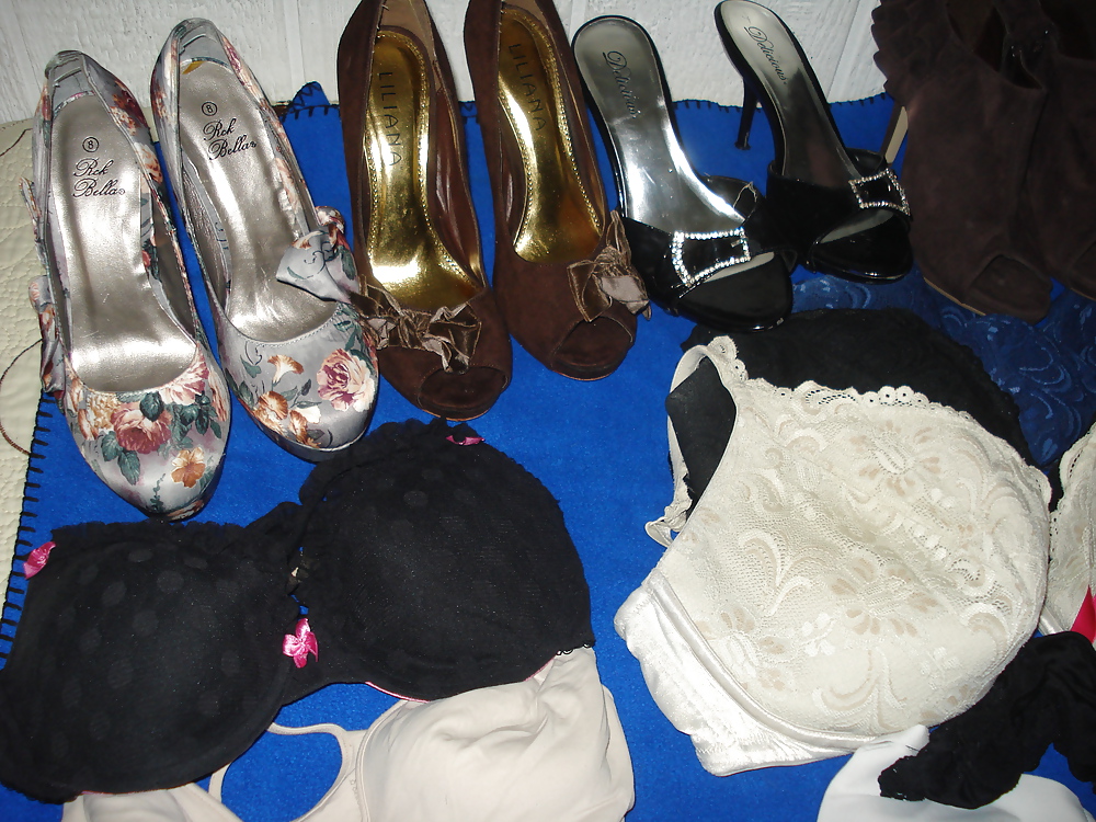 XXX My Starting Collection of bra's, panties and heels