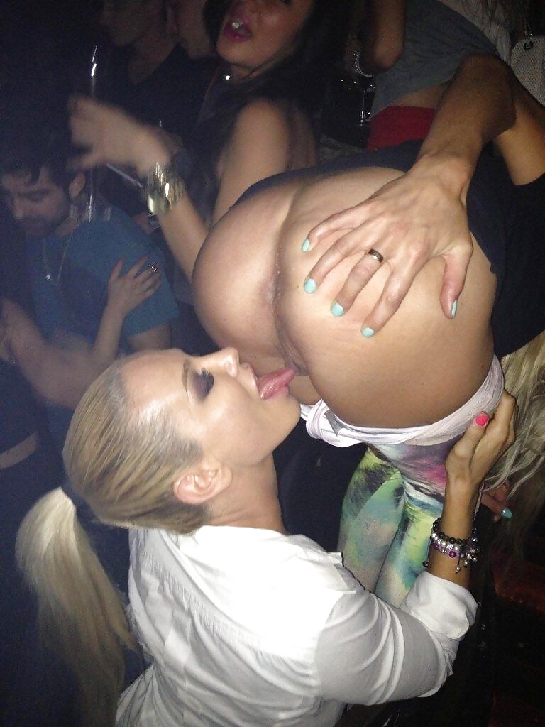 Party upskirt ass eating cum announcement