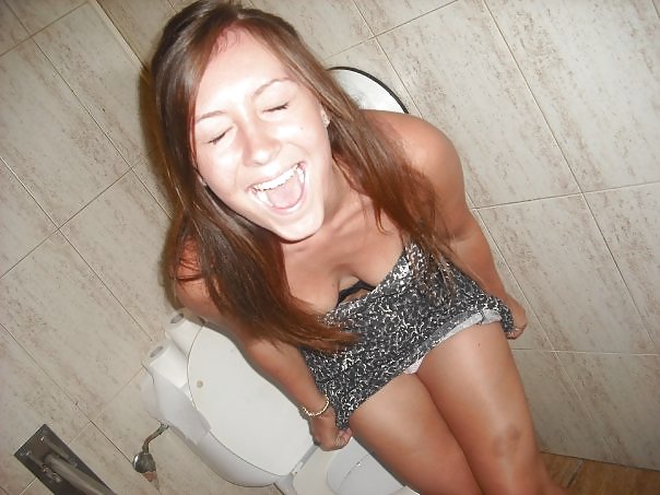 XXX Facebook teens on toilet