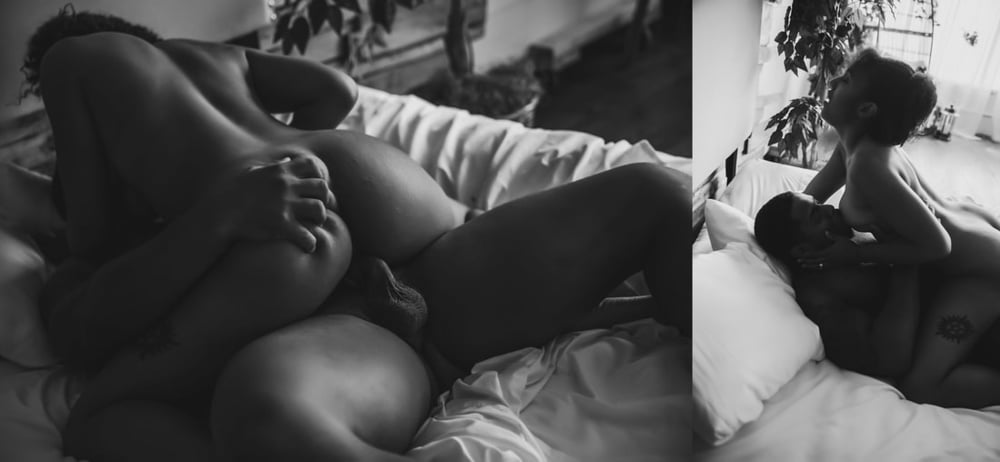 Erotic Black Couple Boudoir - 34 Photos 