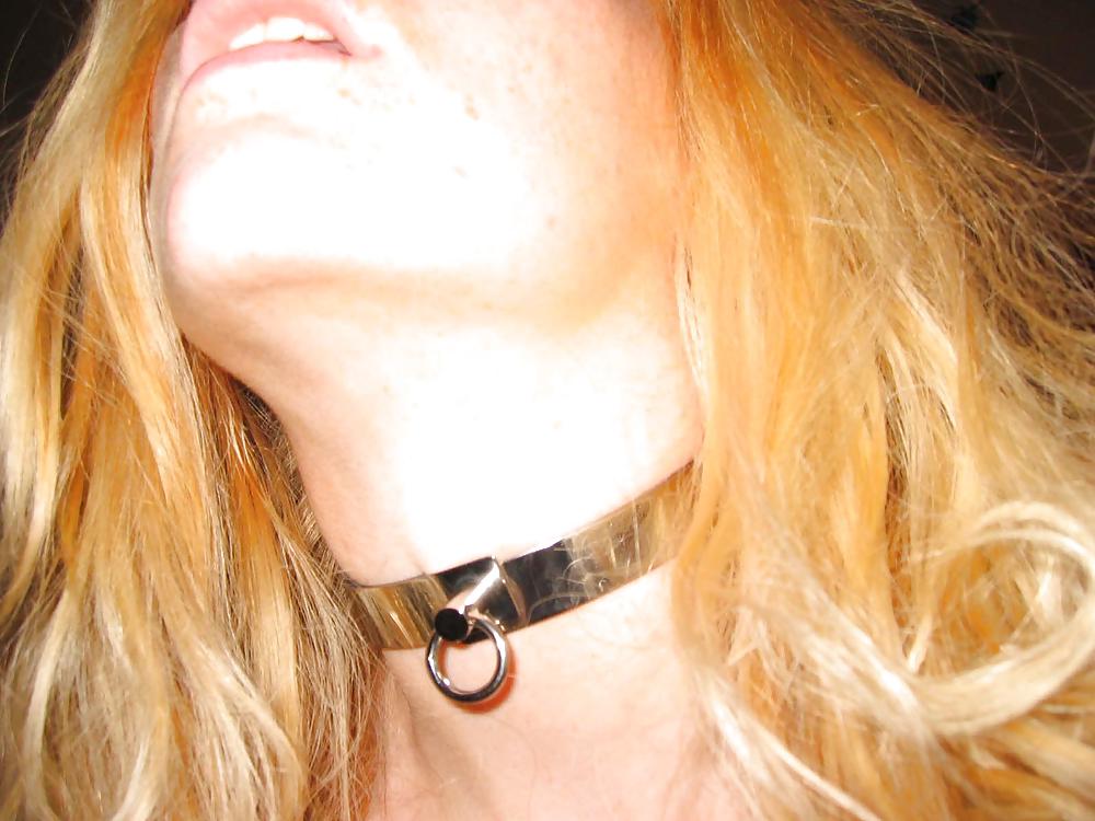 XXX Katie in her collar