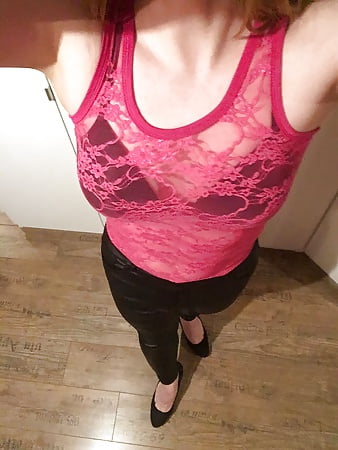 Me in see through top