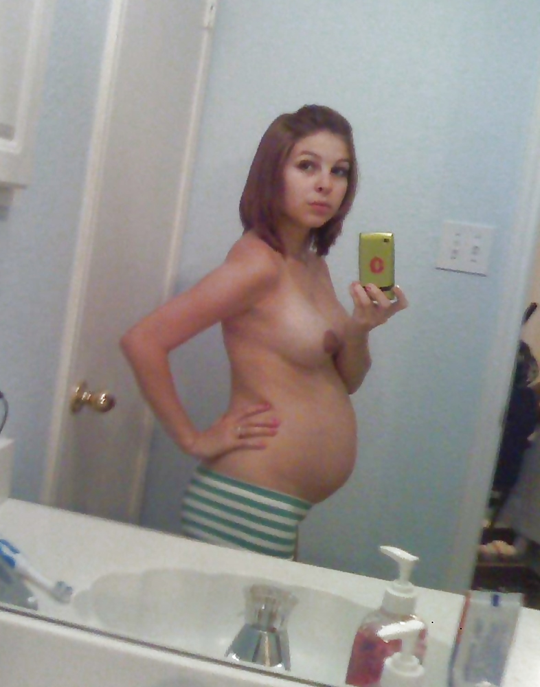 XXX Pregnant Ex-Girlfriend In The Mirror