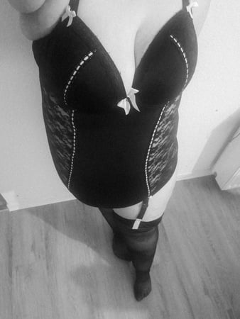 black and white lingerie         