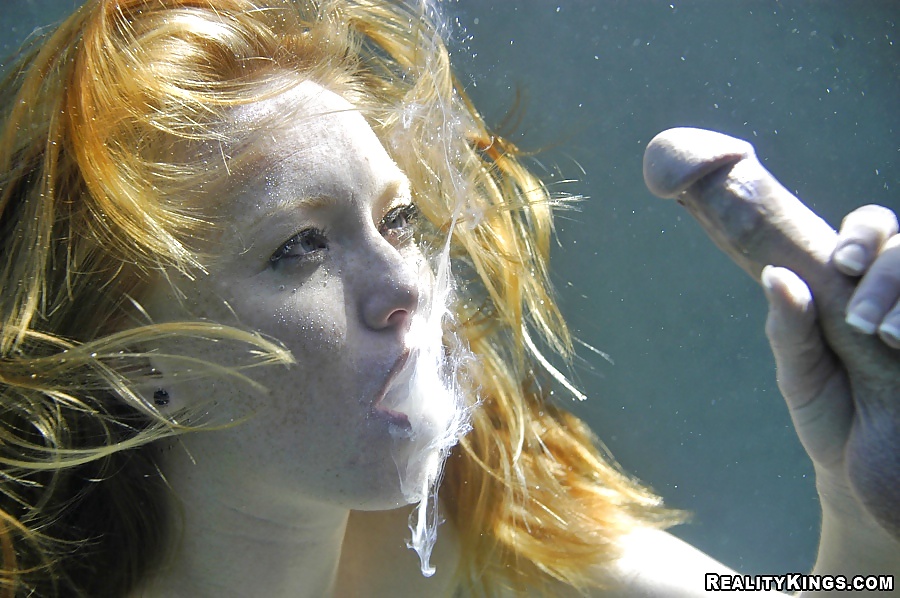 Female Cum Underwater.