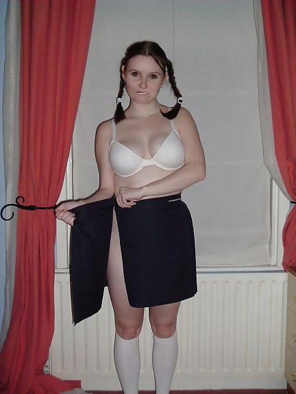 XXX My girl stripping her uniform off