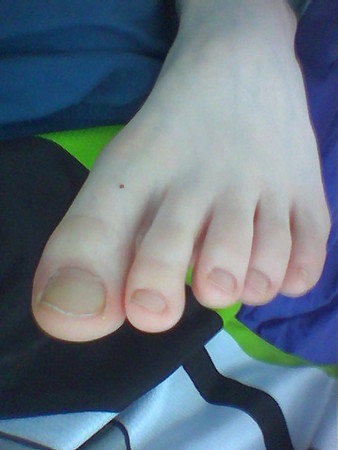 Lara 's Feet - Foot models nipples pale flexible toes soles