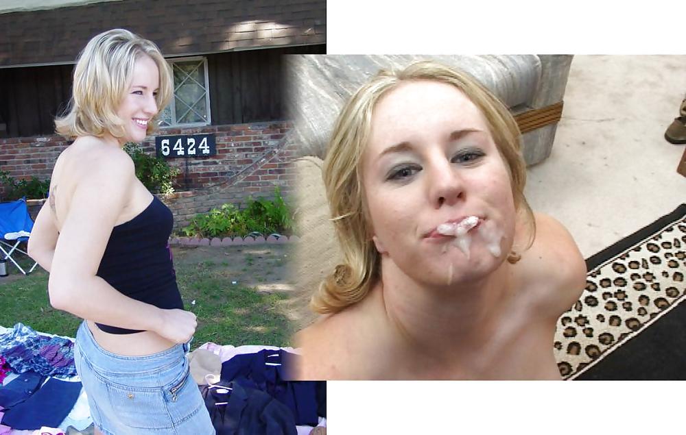 XXX Before and after, sweet cum girls..