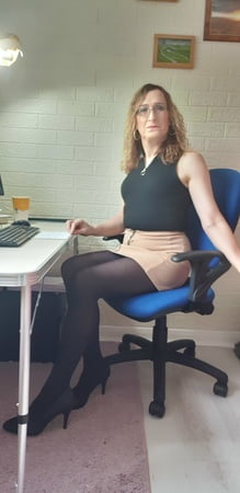 sexy black opaque tights         