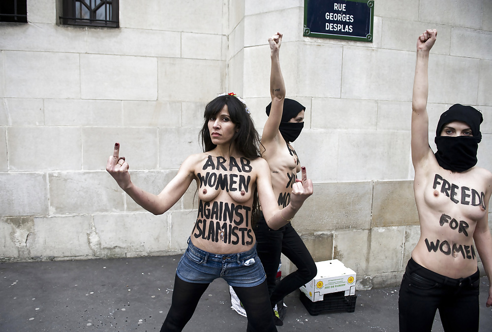 XXX Femen 2013-04-04 Topless Jihad protest day