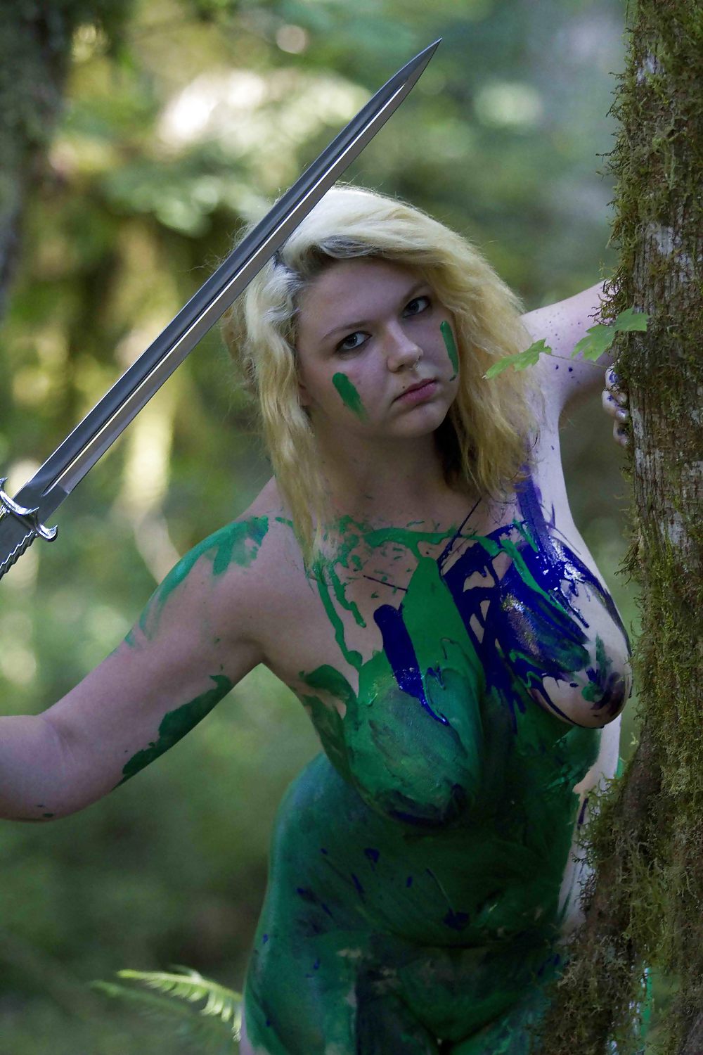 XXX Girl talked into stripping for (art)