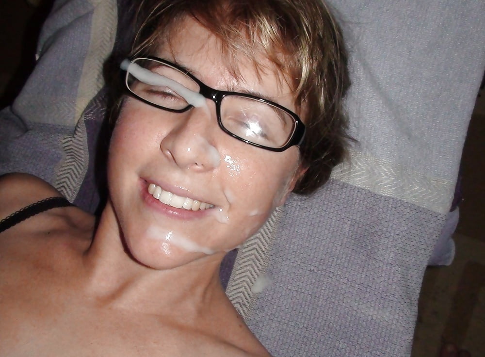 Nerdy girls that want cum on their face — pic 5