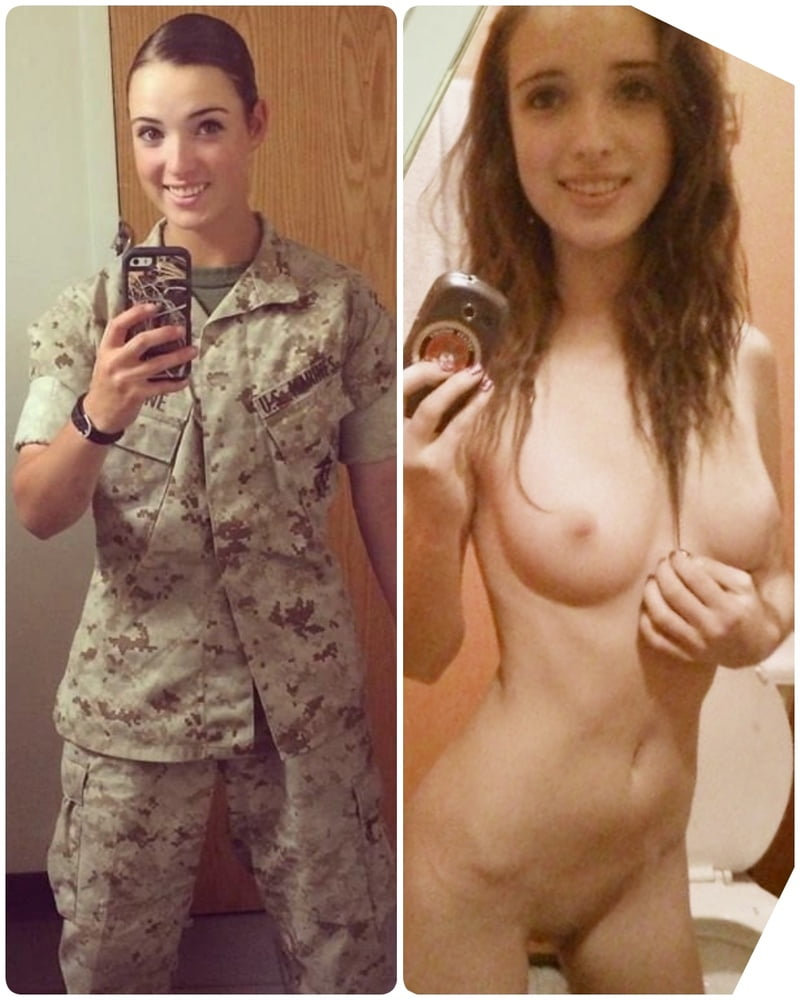 dressed undressed military girls nude selfies