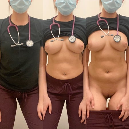 nurses showing their delicious body vol           