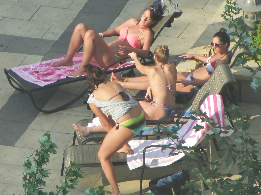 XXX BFF's hangin by the Pool - Toronto , Ontario Canada