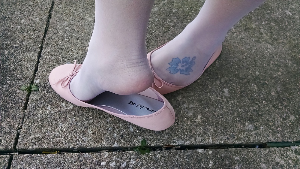 XXX Wife's PantyHose Nylons with and without shoes