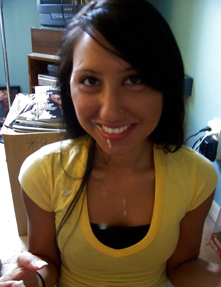 XXX Silvana ins Gesicht gespritzt