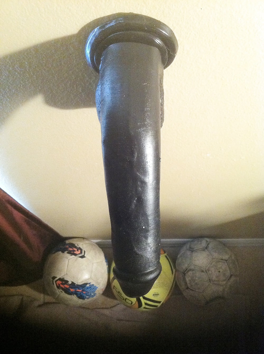 Trying To Gape My Ass 12 Inch Black Dildo 15 Pics Xhamster