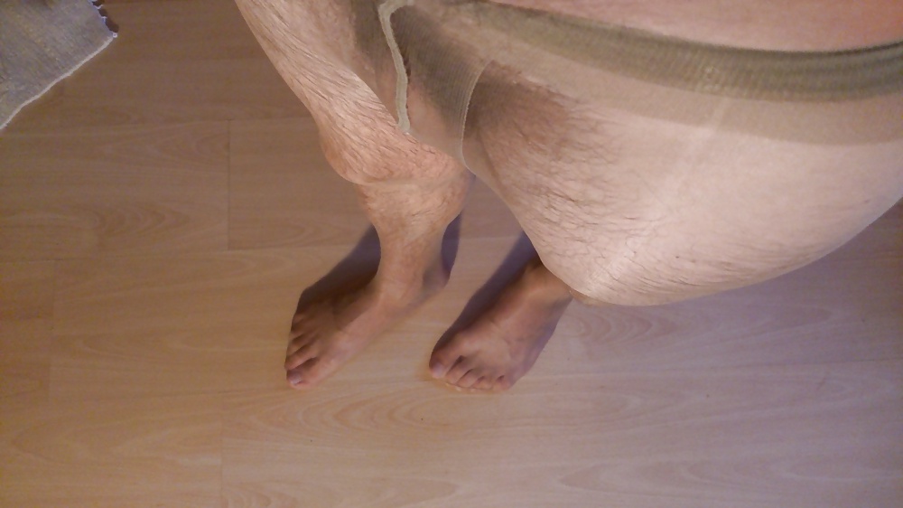 XXX My pantyhosed feet.