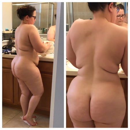 cute bbw in bathroom         