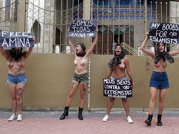 XXX RIOTS IN BRAZIL - Naked Girls