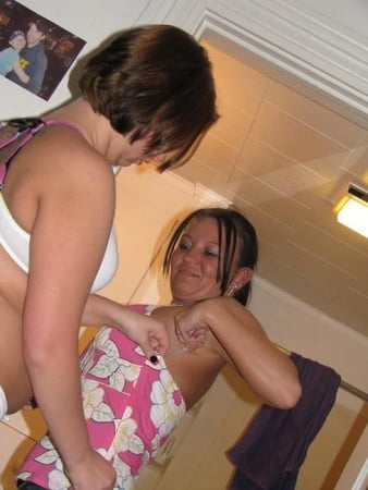 at home with friends         