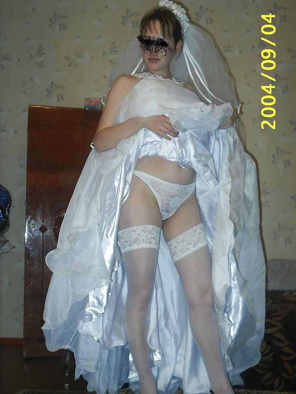XXX BRIDES marry wedding panties stocking voyeur - hochzeit