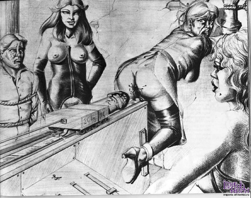 Bondage and torture drawings