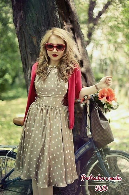 How I Love Polka Dot Dresses - 76 Photos 