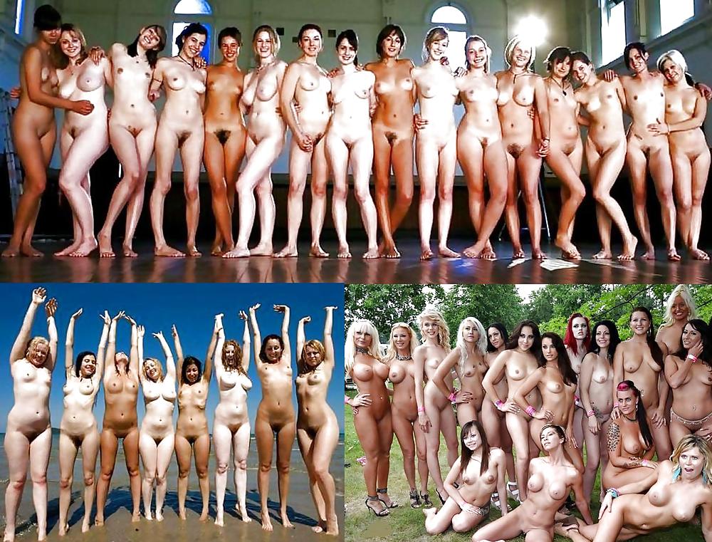 XXX Women naked in groups