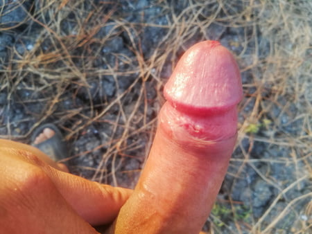 bronceando mi verga en el rico sol            