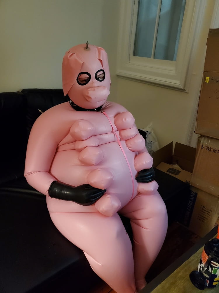 Pig In Latex - See and Save As inflatable latex pig porn pict - 4crot.com