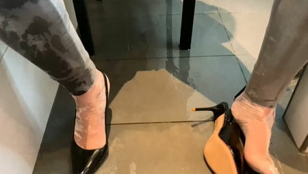 black and white pissing and blowjob         