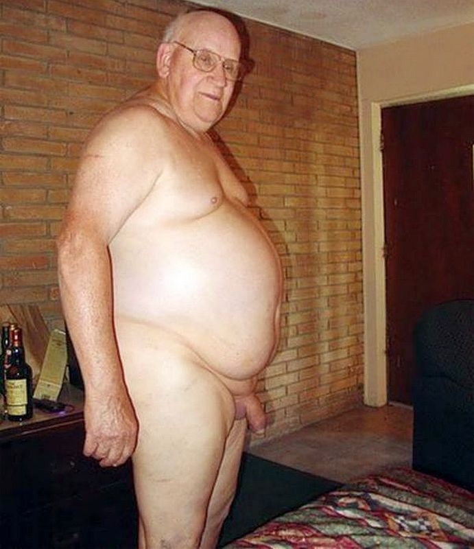 Naked Fat Grandpa