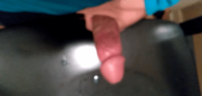 Cumming as I walk in door after edging for an hour on car an #2