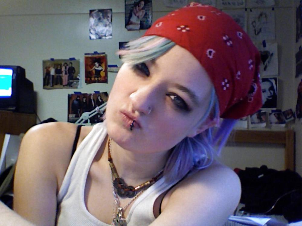 XXX Stolen Pics - Busted Emo Slut Part 2