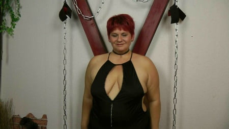 tits spanking on the cross and bock         