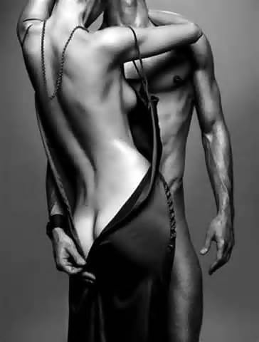 XXX Couples art nude in black&white