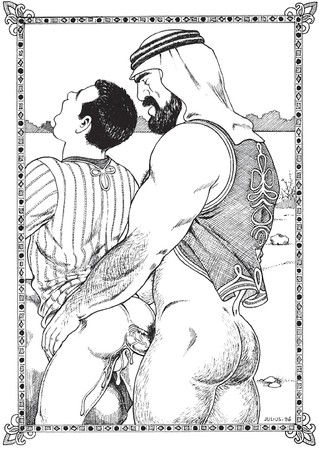 Julius Gay Drawings Porn - Gay Art Cartoon Julius Arabian Nights - 52 Pics | xHamster