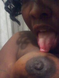 XXX long tongue and big nipples