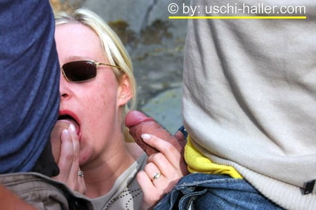 blonde cum slut dany sun fucking outdoor         